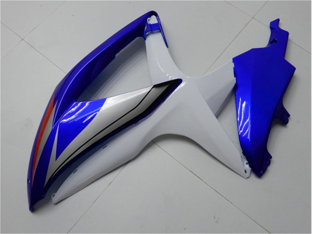 Azul Blanco Kit Completo Carenado Moto Suzuki GSXR 600 / 750 K8 2008-2010 Azul Blanco Kit Completo Carenado Moto Suzuki GSXR 600 / 750 K8 2008-2010