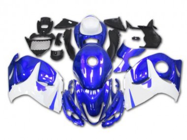 Azul Blanco Kits Completo Carenado Moto ABS Suzuki GSXR 1300 Hayabusa 2008-2019