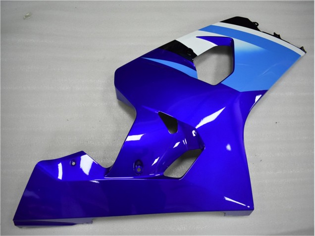 Azul Blanco Kits Completo Carenado Moto ABS Suzuki GSXR 600 / 750 K4 2004-2005 Azul Blanco Kits Completo Carenado Moto ABS Suzuki GSXR 600 / 750 K4 2004-2005
