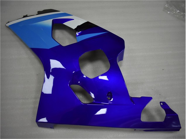 Azul Blanco Kits Completo Carenado Moto ABS Suzuki GSXR 600 / 750 K4 2004-2005 Azul Blanco Kits Completo Carenado Moto ABS Suzuki GSXR 600 / 750 K4 2004-2005