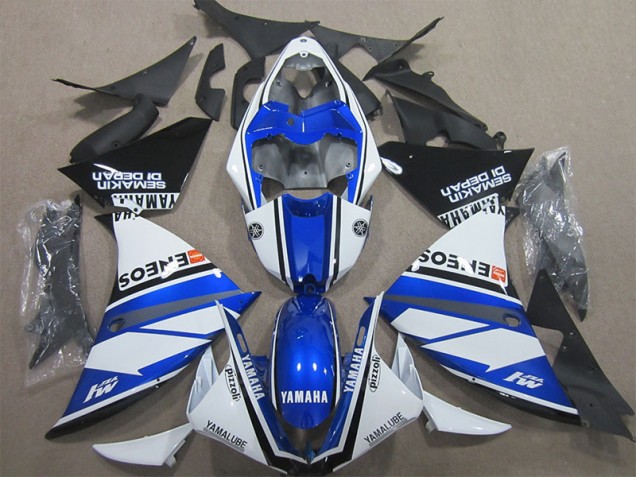 Azul Blanco Kits Completo Carenado Moto ABS Yamaha R1 2009-2011 Azul Blanco Kits Completo Carenado Moto ABS Yamaha R1 2009-2011