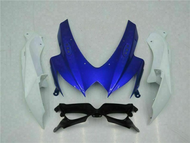 Azul Blanco Moto Plástica Suzuki GSXR 600 / 750 K8 2008-2010 Azul Blanco Moto Plástica Suzuki GSXR 600 / 750 K8 2008-2010
