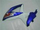 Azul Blanco Moto Plástica Suzuki GSXR 600 / 750 K8 2008-2010 Azul Blanco Moto Plástica Suzuki GSXR 600 / 750 K8 2008-2010