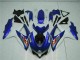 Azul Blanco Moto Plástica Suzuki GSXR 600 / 750 K8 2008-2010 Azul Blanco Moto Plástica Suzuki GSXR 600 / 750 K8 2008-2010