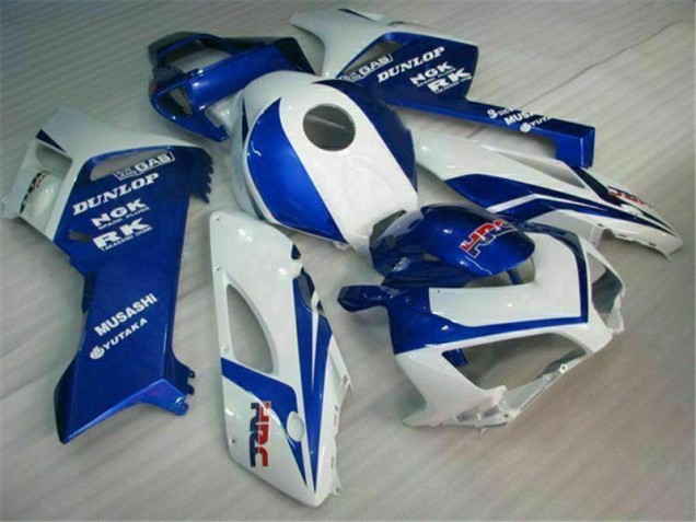 Azul Blanco Moto Plástico Honda CBR 1000 RR 2004-2005 Azul Blanco Moto Plástico Honda CBR 1000 RR 2004-2005