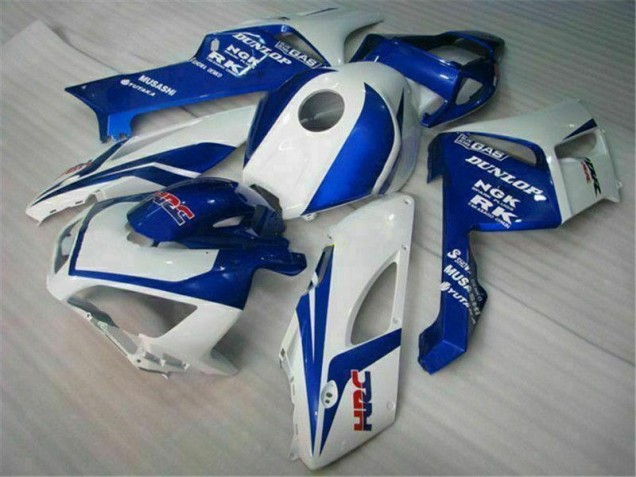 Azul Blanco Moto Plástico Honda CBR 1000 RR 2004-2005 Azul Blanco Moto Plástico Honda CBR 1000 RR 2004-2005