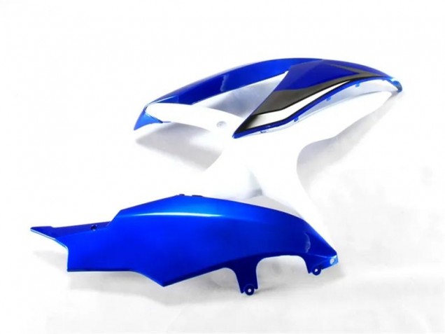 Azul Blanco Moto Plástico Suzuki GSXR 600 / 750 K8 2008-2010 Azul Blanco Moto Plástico Suzuki GSXR 600 / 750 K8 2008-2010