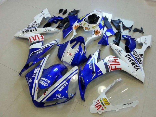 Azul Blanco Rojo Carenado Moto Yamaha R1 2004-2006 Azul Blanco Rojo Carenado Moto Yamaha R1 2004-2006