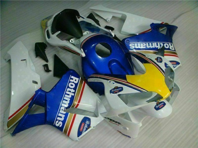 Azul Blanco Rothmans Carenado Moto Honda CBR 600 RR 2003-2004 Azul Blanco Rothmans Carenado Moto Honda CBR 600 RR 2003-2004