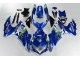 Azul Blanco Verde Carenado Moto Suzuki GSXR 600 / 750 K8 2008-2010 Azul Blanco Verde Carenado Moto Suzuki GSXR 600 / 750 K8 2008-2010