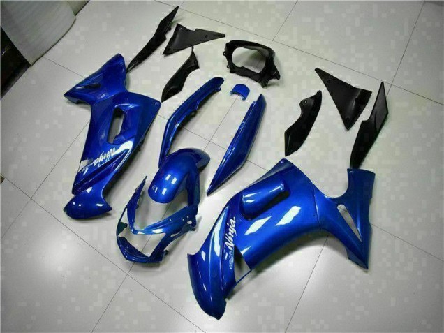 Azul Carenado Moto Kawasaki EX650 2006-2008