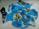 Azul Carenado Moto Suzuki GSXR 1000 K5 2005-2006