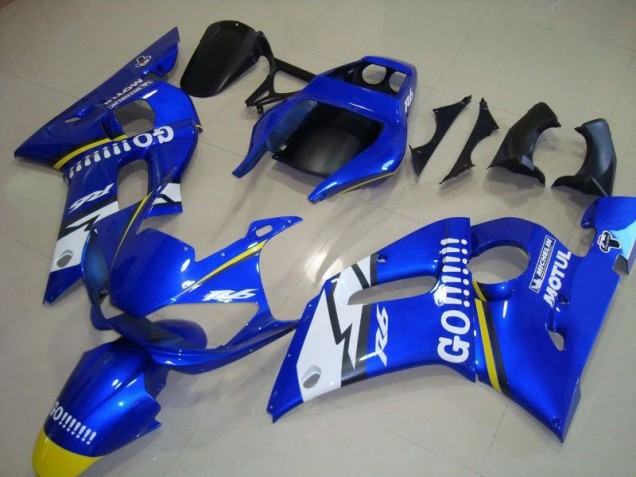 Azul Go Motul Carenado Moto Yamaha R6 1998-2002 Azul Go Motul Carenado Moto Yamaha R6 1998-2002