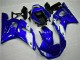 Azul Kit ABS Carenado Motocicleta Yamaha R6 1998-2002 Azul Kit ABS Carenado Motocicleta Yamaha R6 1998-2002