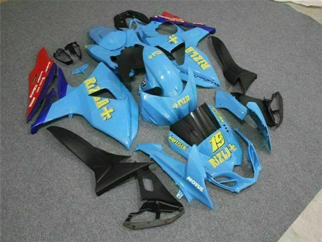 Azul Kit Completo Carenado Moto Suzuki GSXR 1000 K9 2009-2016 Azul Kit Completo Carenado Moto Suzuki GSXR 1000 K9 2009-2016