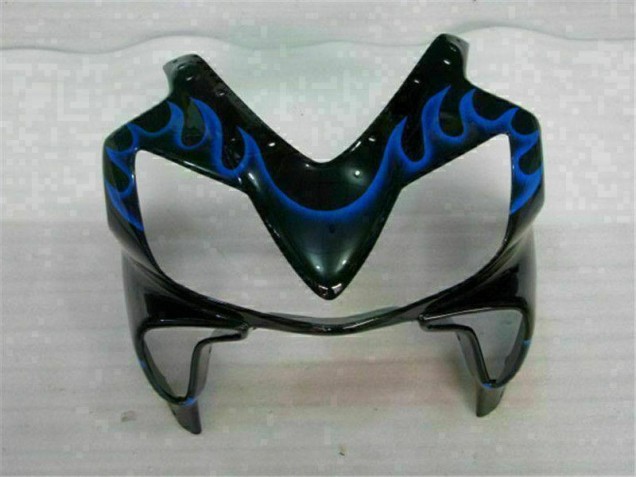 Azul Llamas Carenado Moto Honda CBR 600 F4i 2001-2003 Azul Llamas Carenado Moto Honda CBR 600 F4i 2001-2003