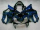 Azul Llamas Carenado Moto Honda CBR 600 F4i 2001-2003 Azul Llamas Carenado Moto Honda CBR 600 F4i 2001-2003