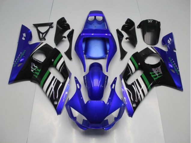 Azul Monster Carenado Moto Yamaha R6 1998-2002 Azul Monster Carenado Moto Yamaha R6 1998-2002