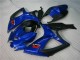 Azul Moto Plástica Suzuki GSXR 600 / 750 K6 2006-2007 Azul Moto Plástica Suzuki GSXR 600 / 750 K6 2006-2007