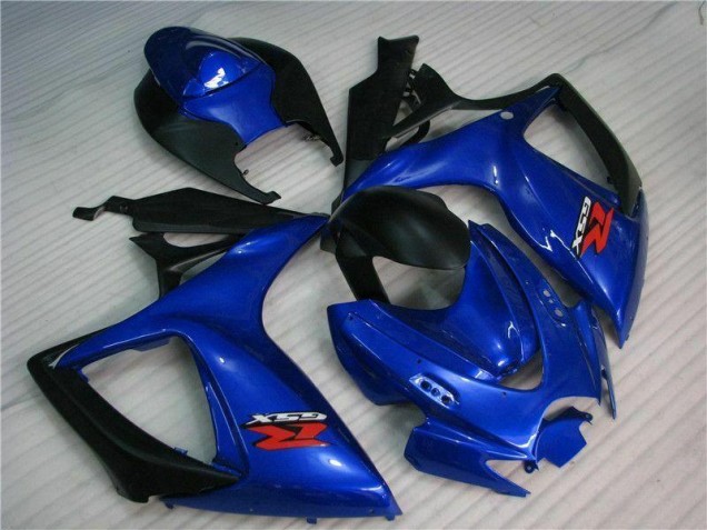 Azul Moto Plástica Suzuki GSXR 600 / 750 K6 2006-2007 Azul Moto Plástica Suzuki GSXR 600 / 750 K6 2006-2007