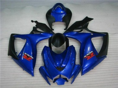 Azul Moto Plástica Suzuki GSXR 600 / 750 K6 2006-2007