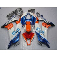 Azul Naranja Carenado Moto Kawasaki ZX10R 2011-2015