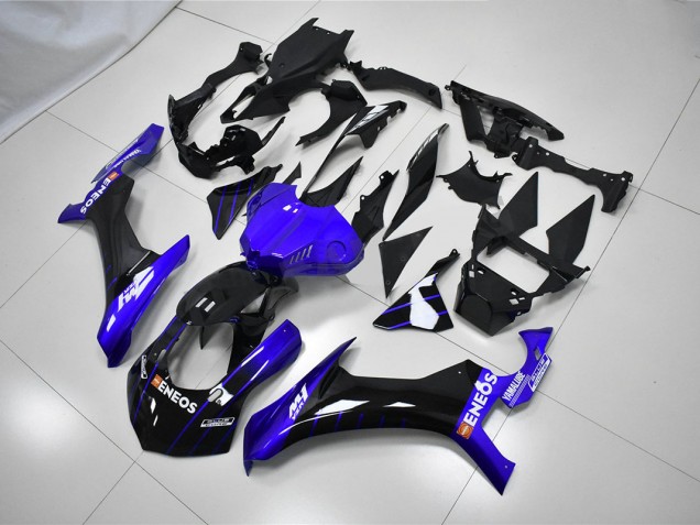 Azul Negro ABS Carenado Motocicleta Yamaha R1 2015-2019 Azul Negro ABS Carenado Motocicleta Yamaha R1 2015-2019