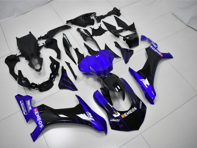 Azul Negro ABS Carenado Motocicleta Yamaha R1 2015-2019 Azul Negro ABS Carenado Motocicleta Yamaha R1 2015-2019