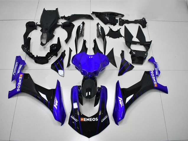 Azul Negro ABS Carenado Motocicleta Yamaha R1 2015-2019 Azul Negro ABS Carenado Motocicleta Yamaha R1 2015-2019