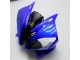 Azul Negro ABS Carenado Motocicleta Yamaha R6 2006-2007