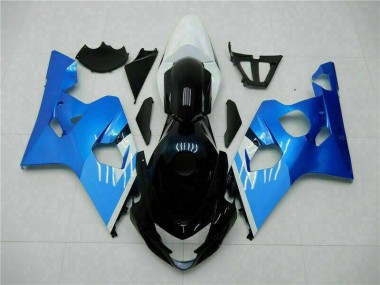 Azul Negro ABS Kits Carenado Moto Suzuki GSXR 600 / 750 K4 2004-2005