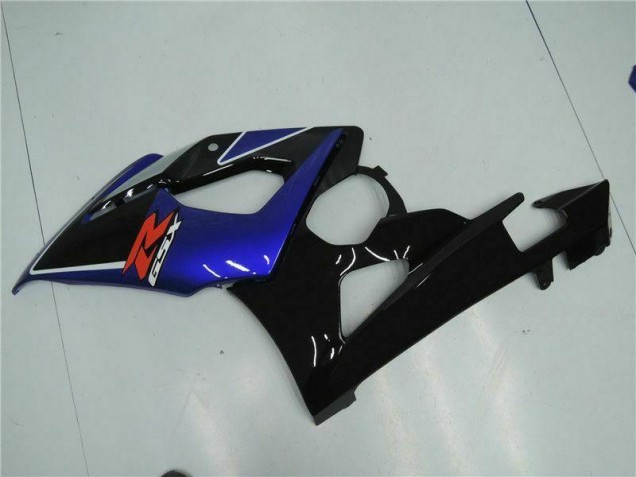 Azul Negro ABS Moto Plástica Suzuki GSXR 1000 K5 2005-2006 Azul Negro ABS Moto Plástica Suzuki GSXR 1000 K5 2005-2006