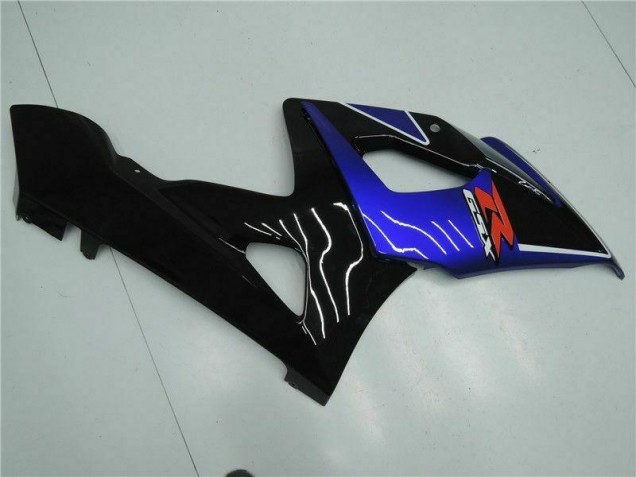 Azul Negro ABS Moto Plástica Suzuki GSXR 1000 K5 2005-2006 Azul Negro ABS Moto Plástica Suzuki GSXR 1000 K5 2005-2006
