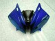 Azul Negro ABS Moto Plástica Yamaha R6 2006-2007 Azul Negro ABS Moto Plástica Yamaha R6 2006-2007