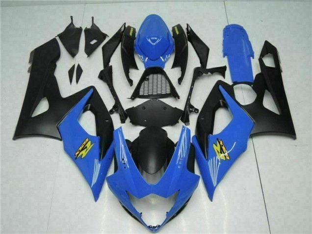 Azul Negro ABS Moto Plástico Suzuki GSXR 1000 K5 2005-2006 Azul Negro ABS Moto Plástico Suzuki GSXR 1000 K5 2005-2006