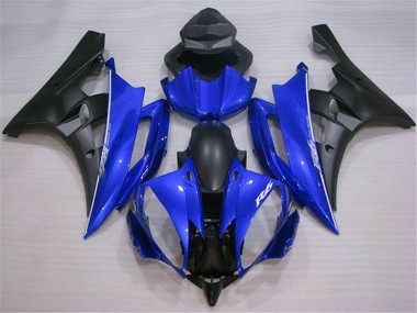 Azul Negro ABS Moto Plástico Yamaha R6 2006-2007