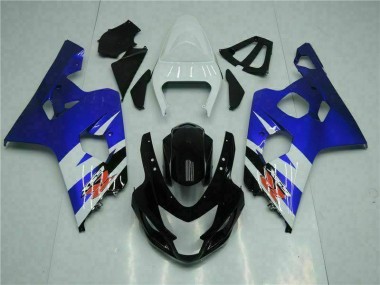 Azul Negro ABS Moto Plásticos Suzuki GSXR 600 / 750 K4 2004-2005