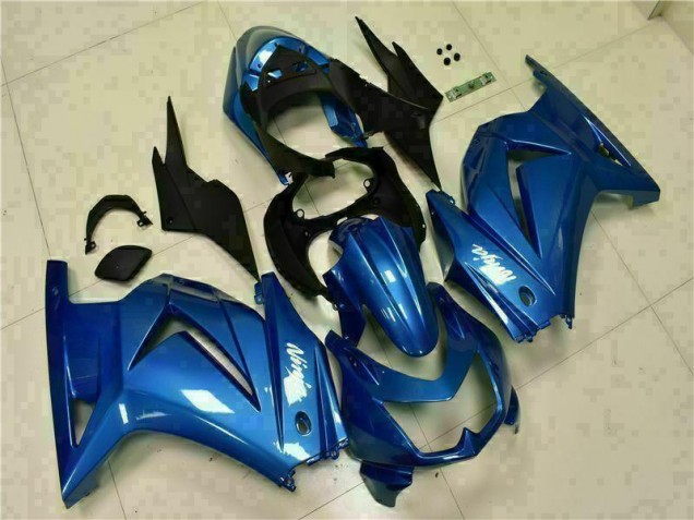 Azul Negro Blanco Ninja Carenado & Plástico Moto Kawasaki EX250 2008-2012 Azul Negro Blanco Ninja Carenado & Plástico Moto Kawasaki EX250 2008-2012