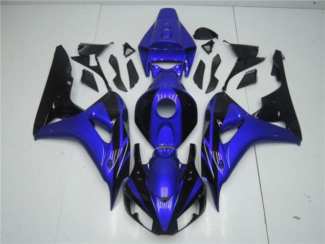 Azul Negro Carenado Moto Honda CBR 1000 RR 2006-2007