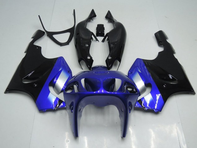 Azul & Negro Carenado Moto Kawasaki ZX7R 1996-2003 Azul & Negro Carenado Moto Kawasaki ZX7R 1996-2003
