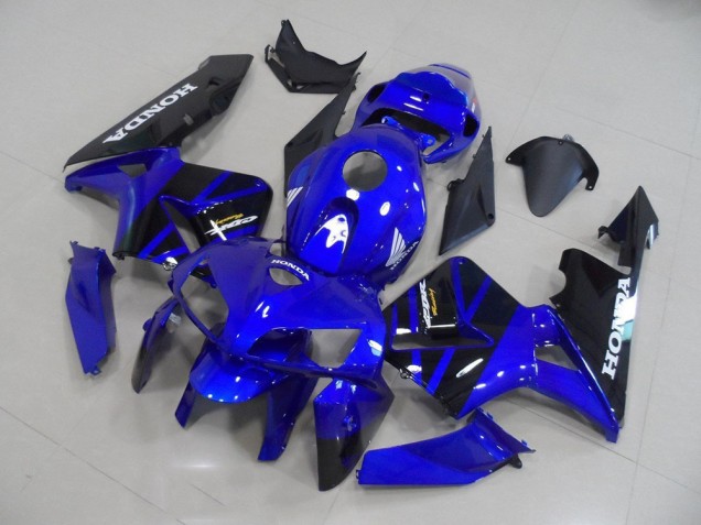 Azul Negro Carenado Moto & Plástico Honda CBR 600 RR 2005-2006 Azul Negro Carenado Moto & Plástico Honda CBR 600 RR 2005-2006