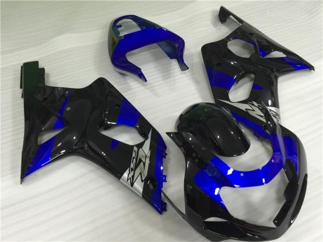Azul Negro Carenado Moto Suzuki GSXR 1000 K1 2000-2002 Azul Negro Carenado Moto Suzuki GSXR 1000 K1 2000-2002