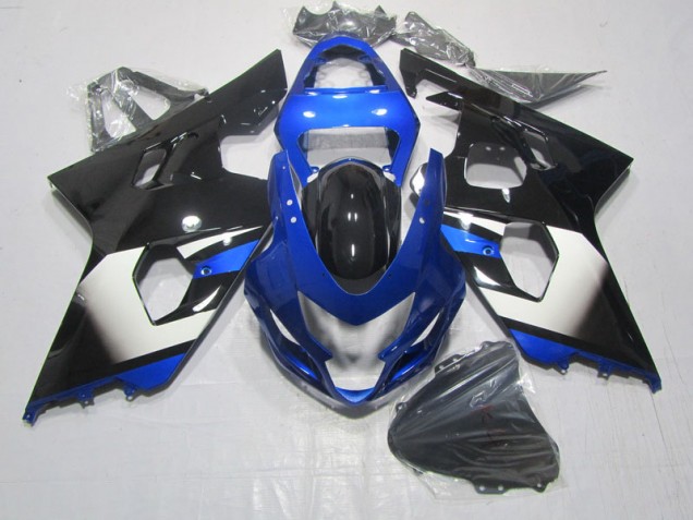 Azul Negro Carenado Moto Suzuki GSXR 600 K4 2004-2005 Azul Negro Carenado Moto Suzuki GSXR 600 K4 2004-2005