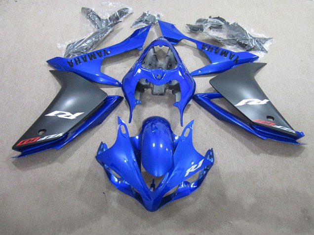 Azul Negro Carenado Moto Yamaha R1 2007-2008 Azul Negro Carenado Moto Yamaha R1 2007-2008