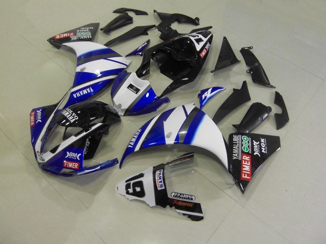 Azul Negro Carenado Moto Yamaha R1 2009-2011 Azul Negro Carenado Moto Yamaha R1 2009-2011