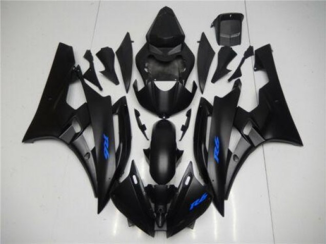 Azul Negro Carenado Moto Yamaha R6 2006-2007 Azul Negro Carenado Moto Yamaha R6 2006-2007