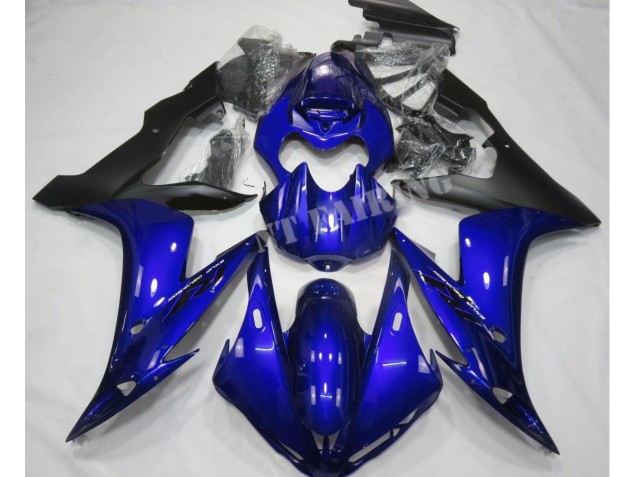 Azul Negro Carenados Moto Yamaha R1 2004-2006 Azul Negro Carenados Moto Yamaha R1 2004-2006