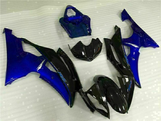 Azul Negro Carrocería Motocicletas Yamaha R6 2008-2016 Azul Negro Carrocería Motocicletas Yamaha R6 2008-2016