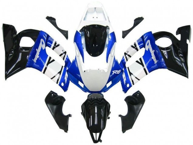 Azul Negro Champions Carenado Moto Yamaha R6 1998-2002