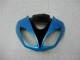 Azul Negro Kit ABS Carenado Motocicleta Kawasaki ZX6R 2009-2012 Azul Negro Kit ABS Carenado Motocicleta Kawasaki ZX6R 2009-2012
